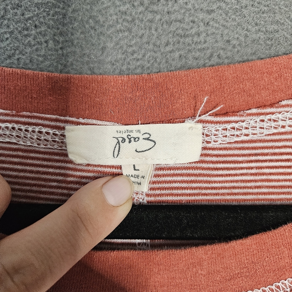 Easel Womens Large Oversized Boho Patchwork Short… - image 4